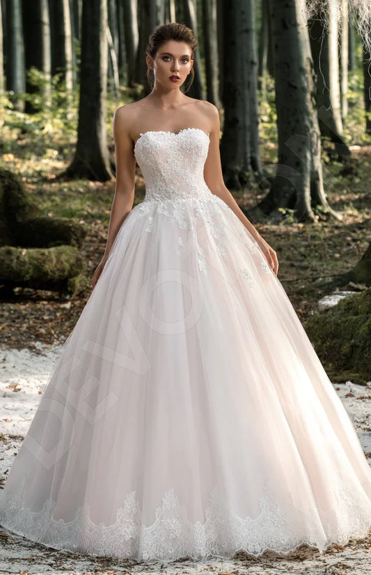 Marlin Princess/Ball Gown Sweetheart White Powder Wedding dress