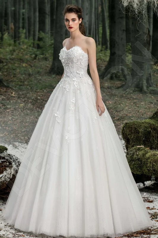 Rosaleen A-line Sweetheart Milk Wedding dress