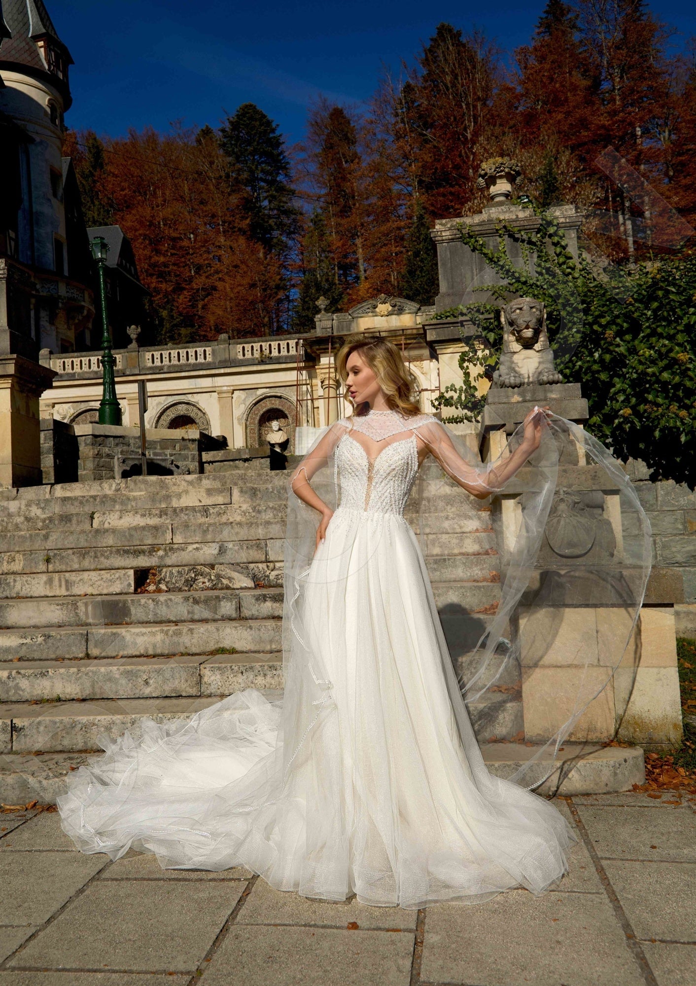 Margaretta A-line Sweetheart Milk Wedding dress