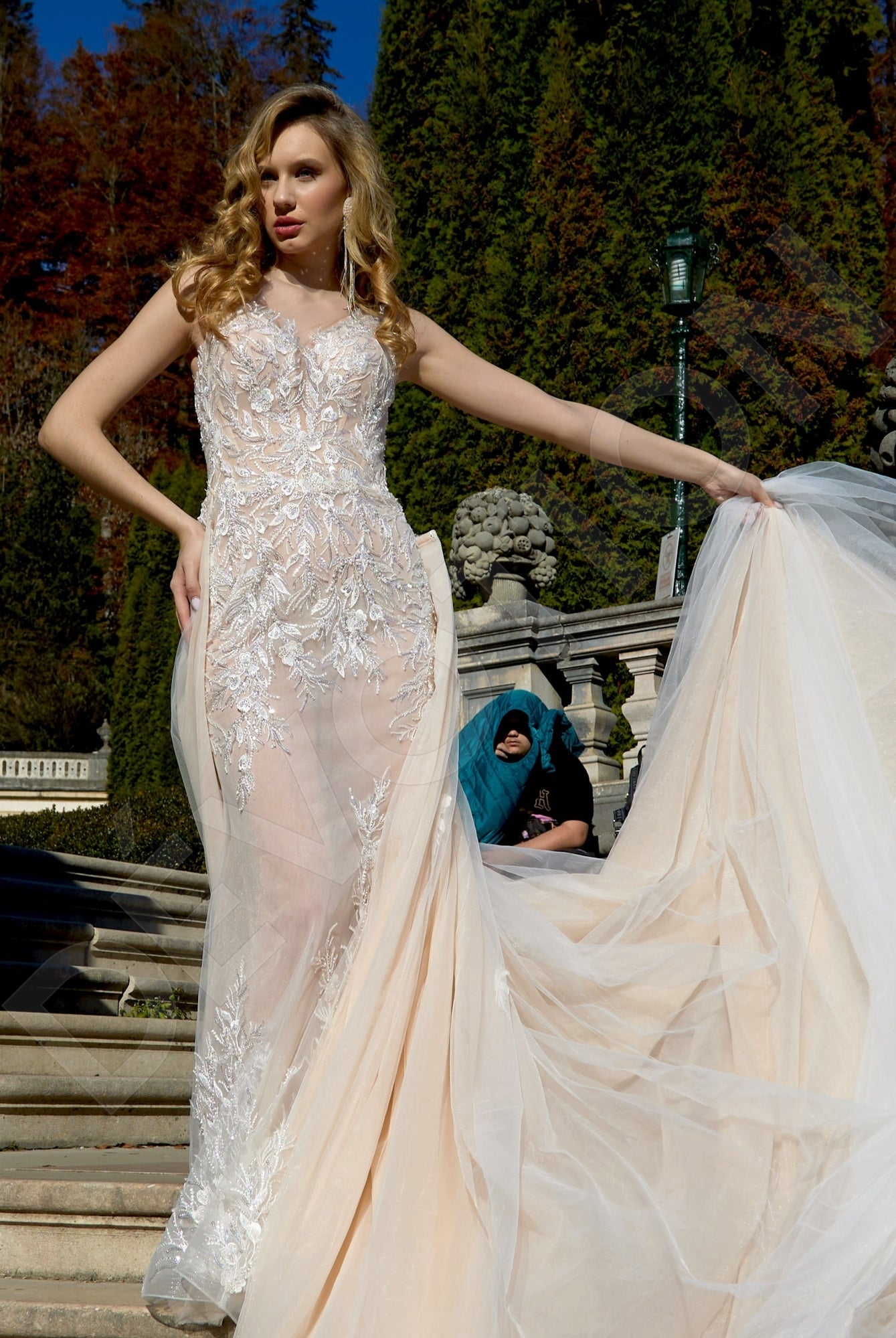 Ketrina Trumpet/Mermaid Illusion Milk/Nude Wedding dress