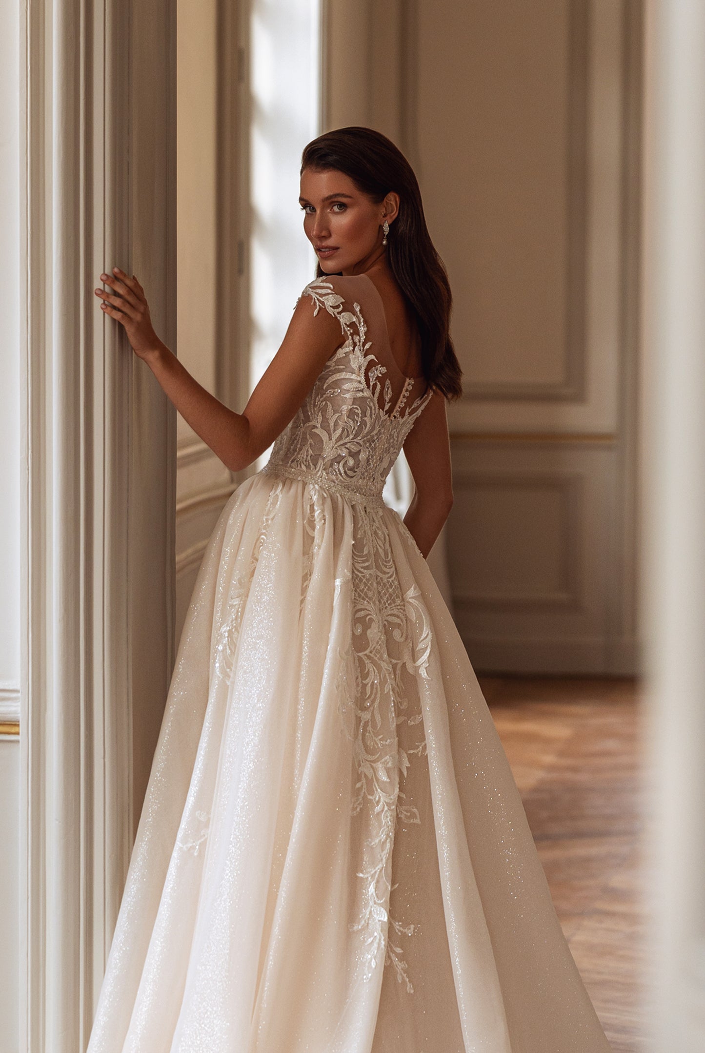 Jade-Louise Two in One Illusion Milk Wedding dress