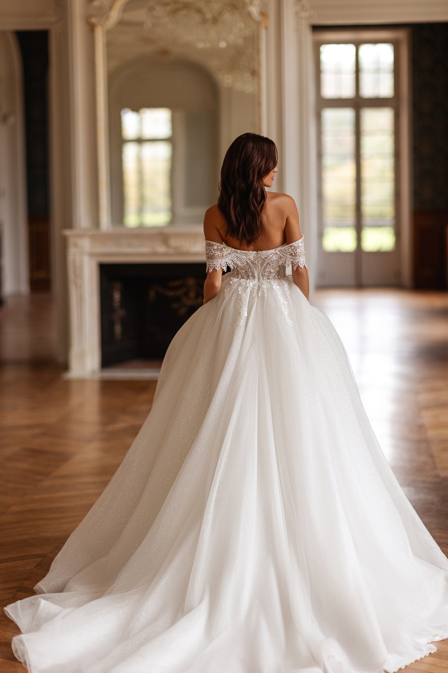 Jade-Chloé A-line Sweetheart Milk Wedding dress