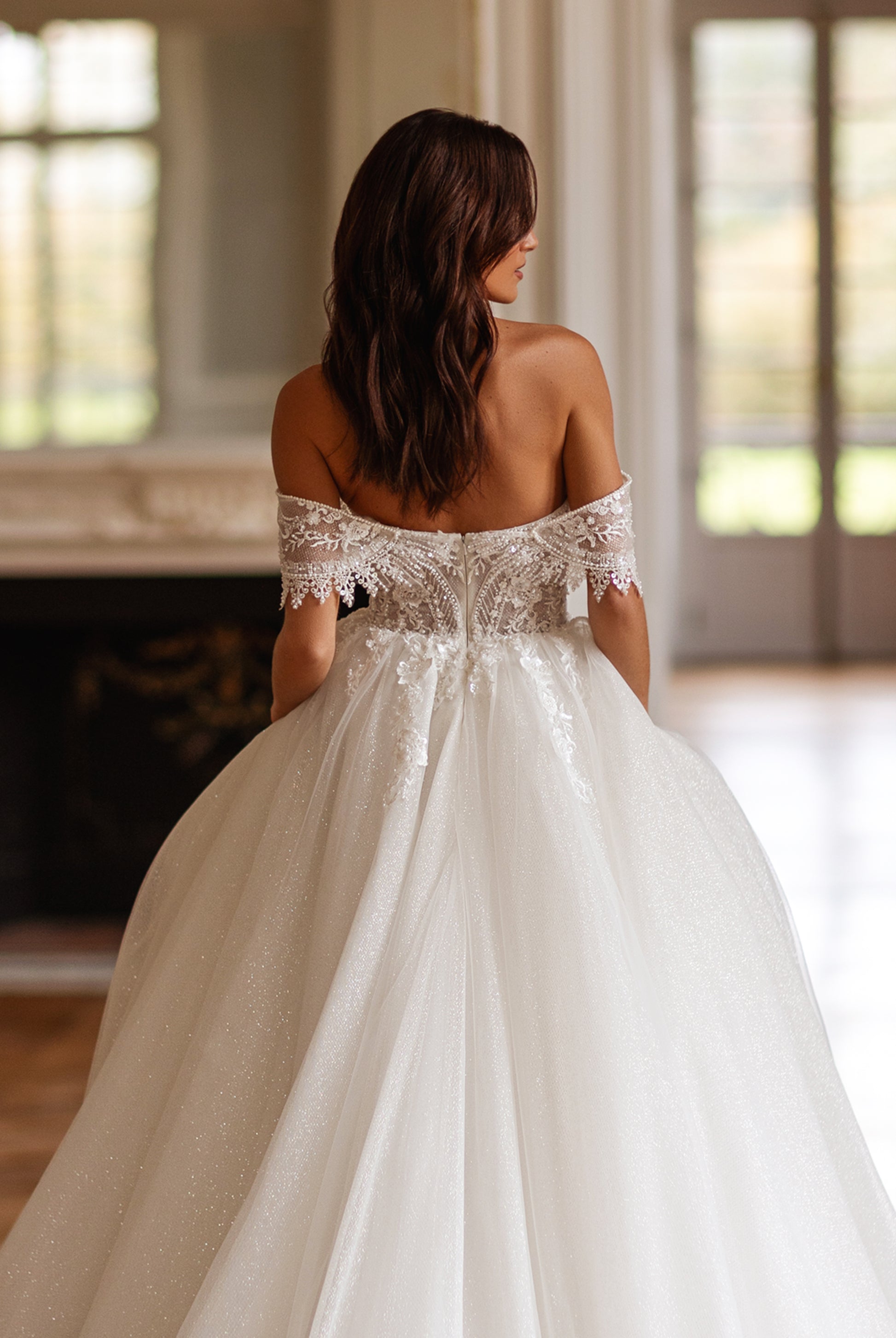 Jade-Chloé A-line Sweetheart Milk Wedding dress