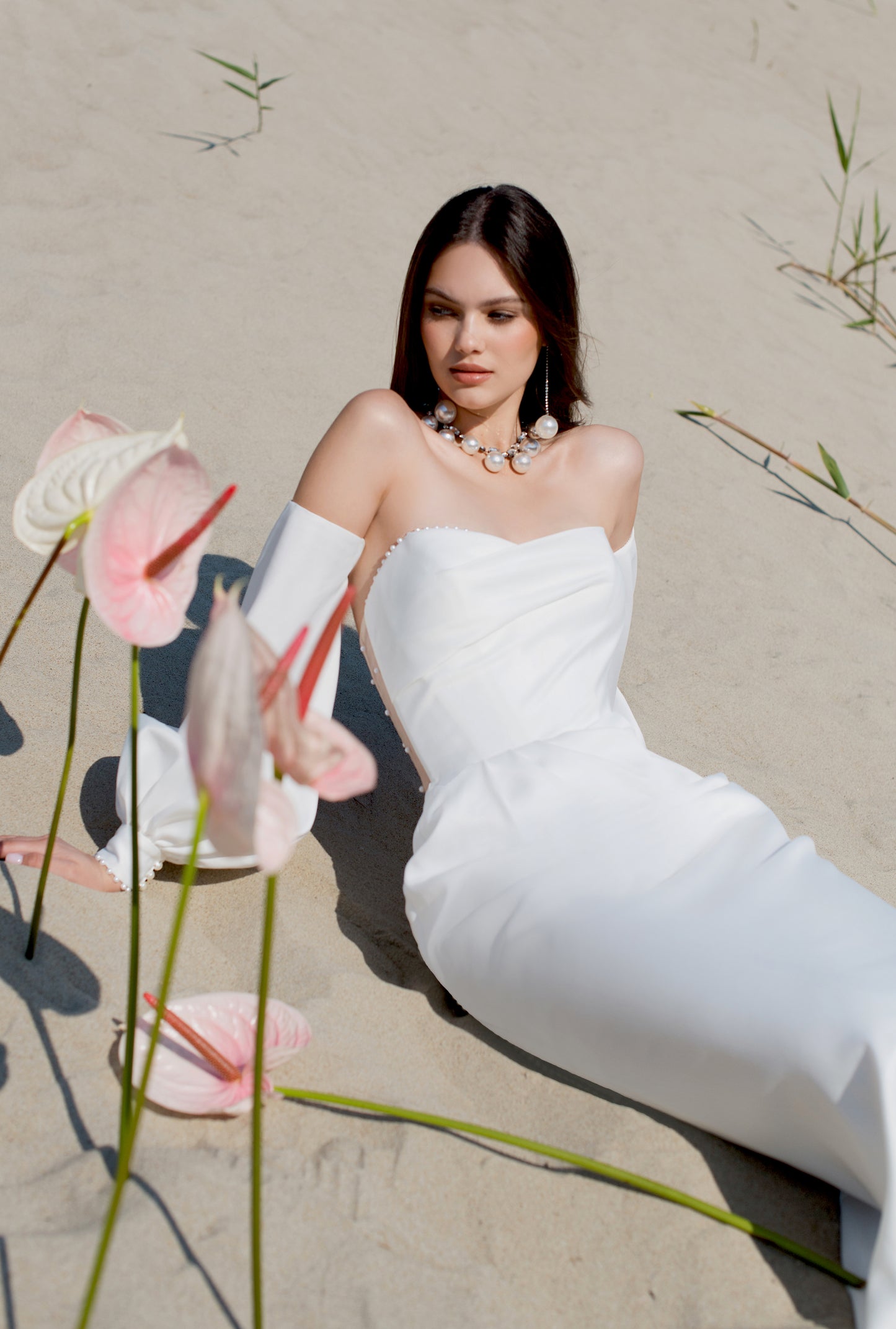 Soldge Two in one Sweetheart Off White Wedding dress