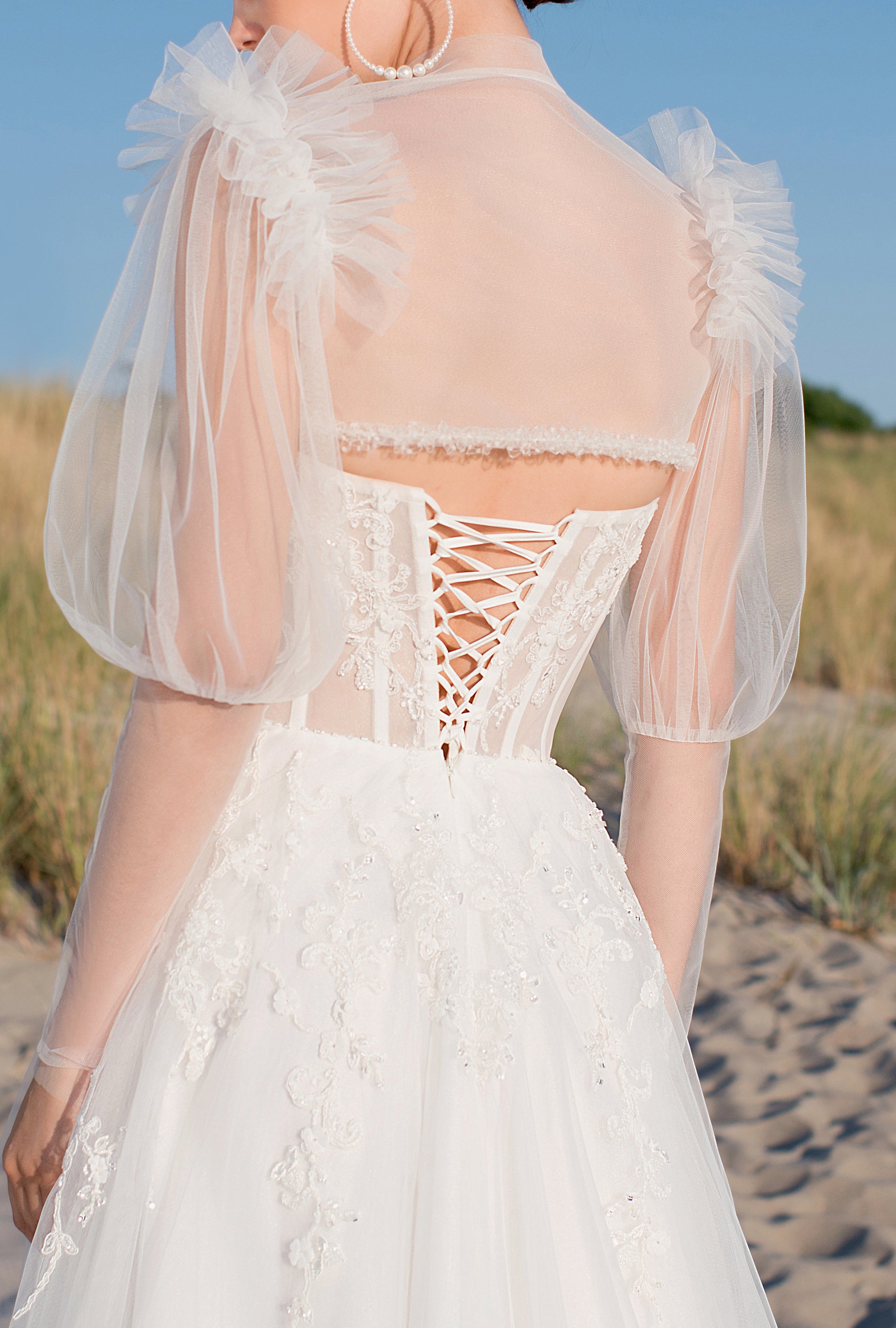 Adea A-line Sweetheart Off-White Wedding dress