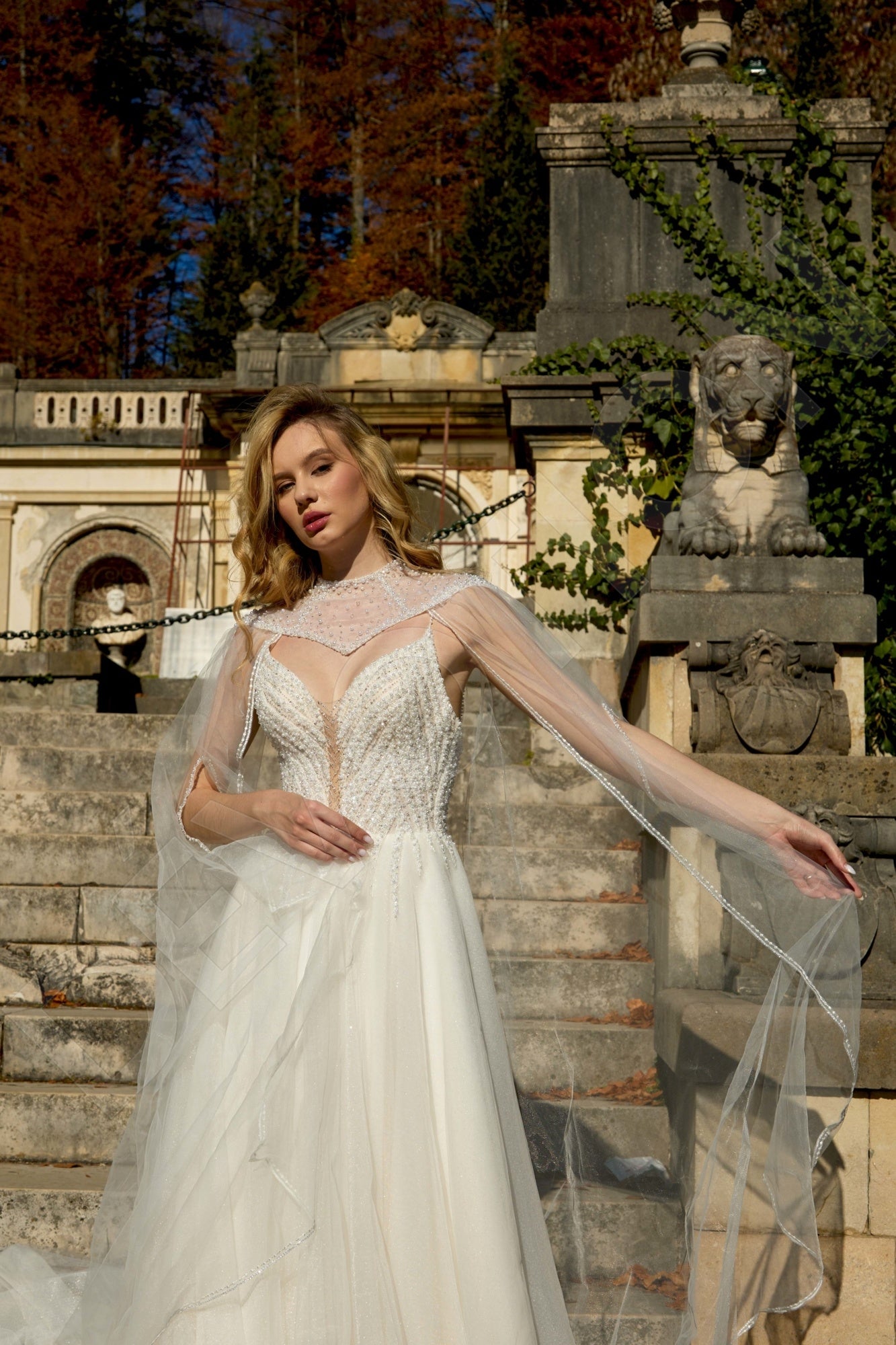 Margaretta A-line Sweetheart Milk Wedding dress