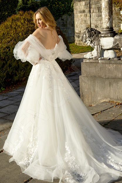 Berta A-line Sweetheart Milk Wedding dress