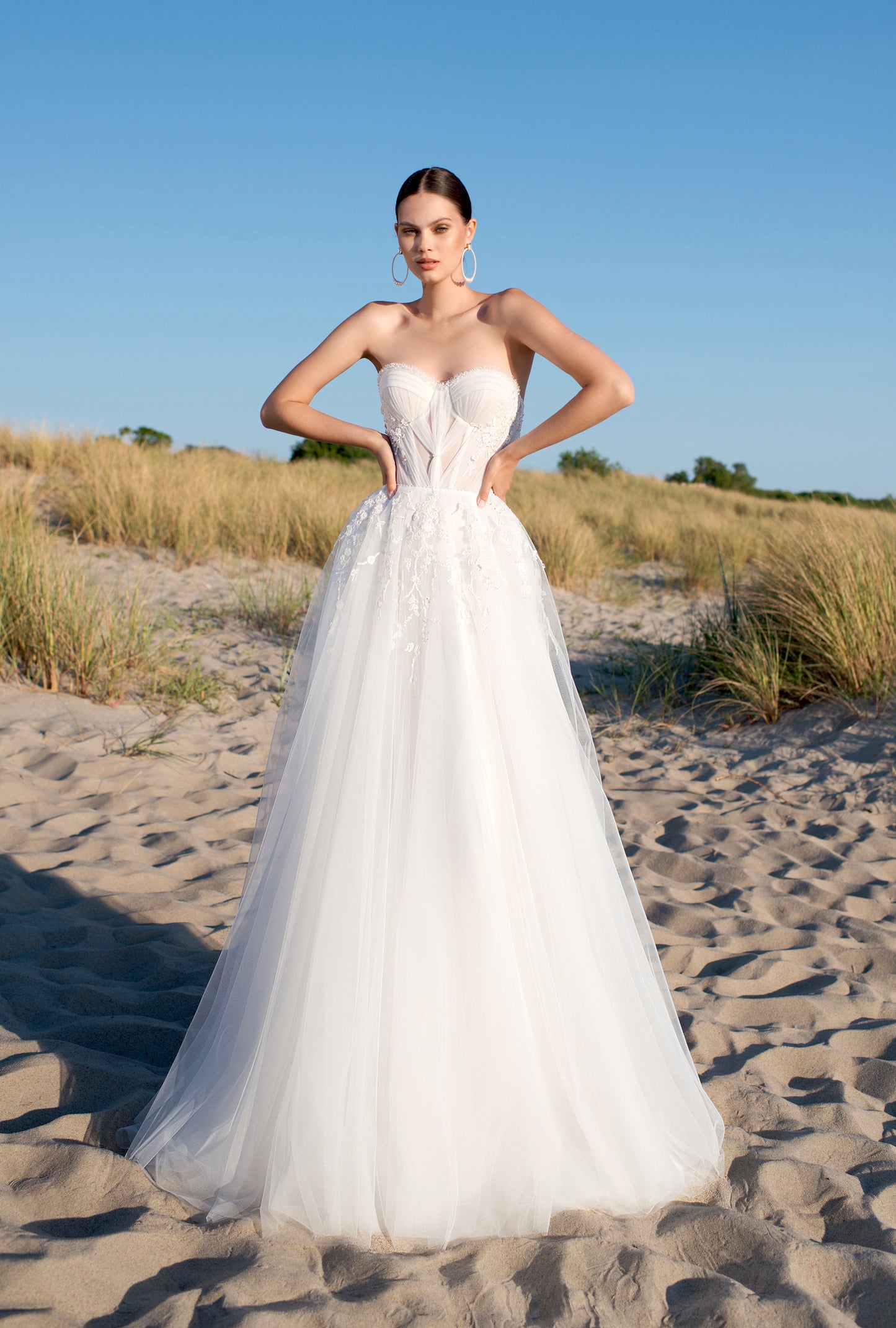 Adea A-line Sweetheart Off-White Wedding dress