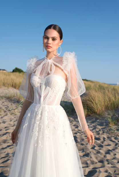 Adea A-line Sweetheart Off-White Wedding dress