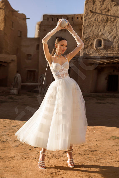 Aleria A-line Sweetheart Off White Wedding dress