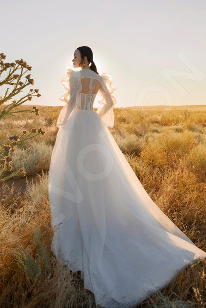 Alesta  A-line Sweetheart Off White Wedding Dress