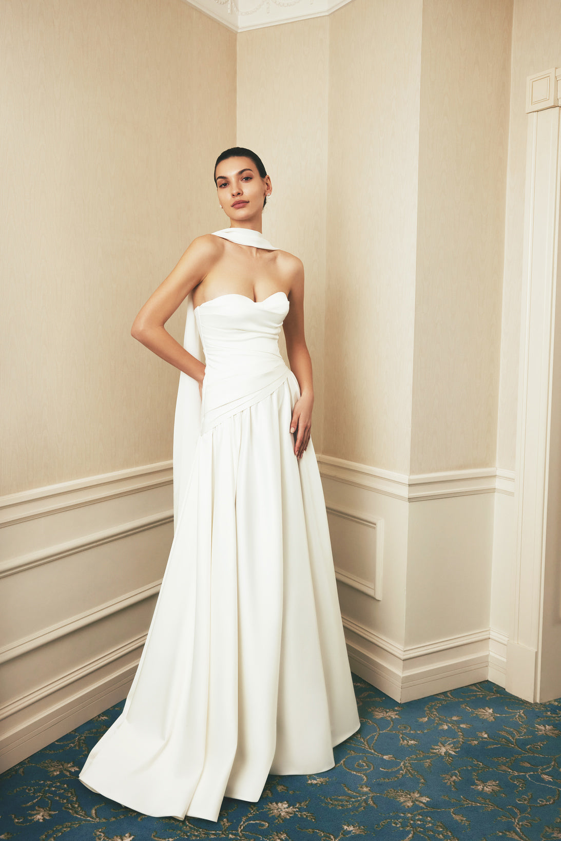 Queen A-line Sweetheart Milk Wedding dress