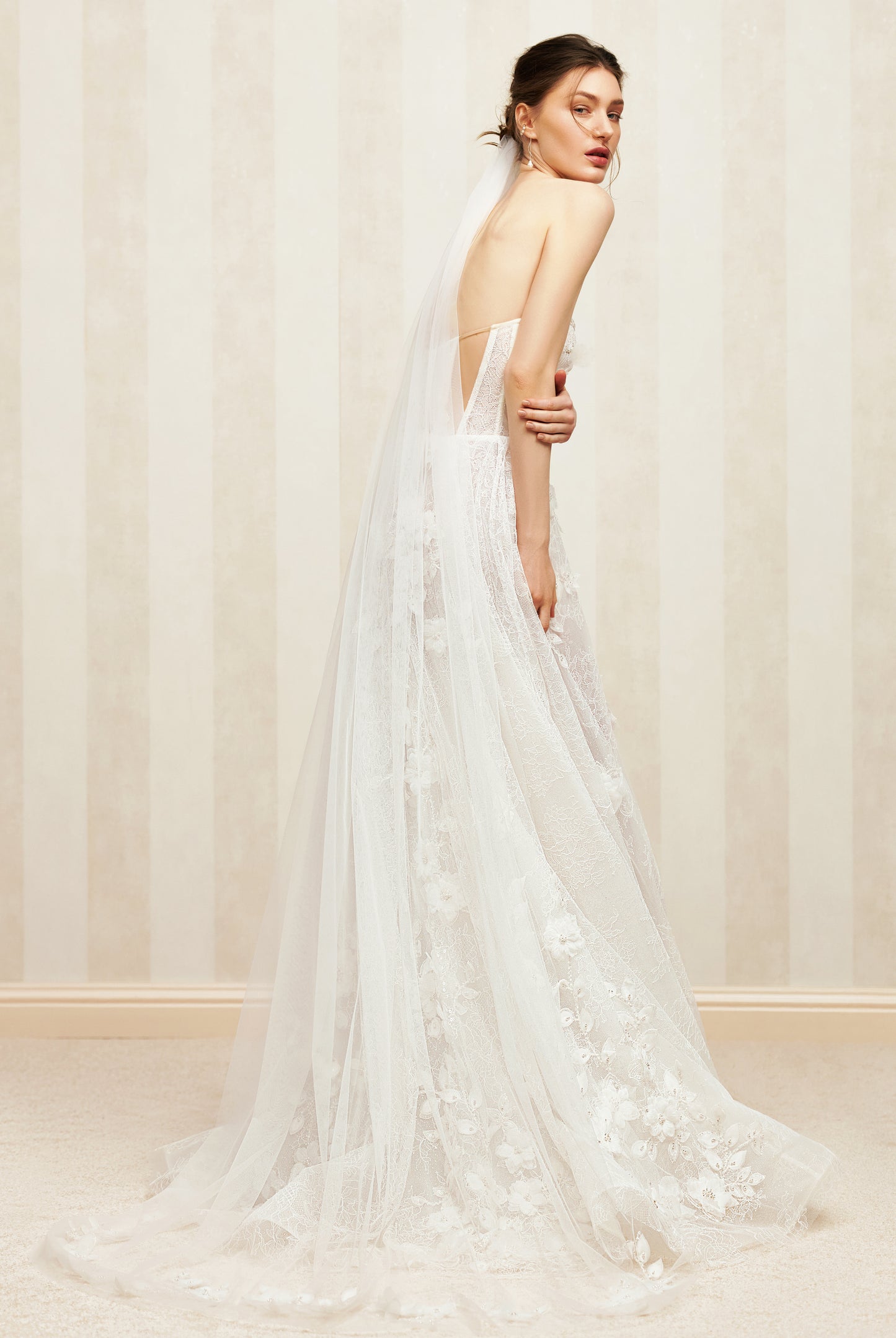 Daria A-line Sweetheart Milk Wedding dress