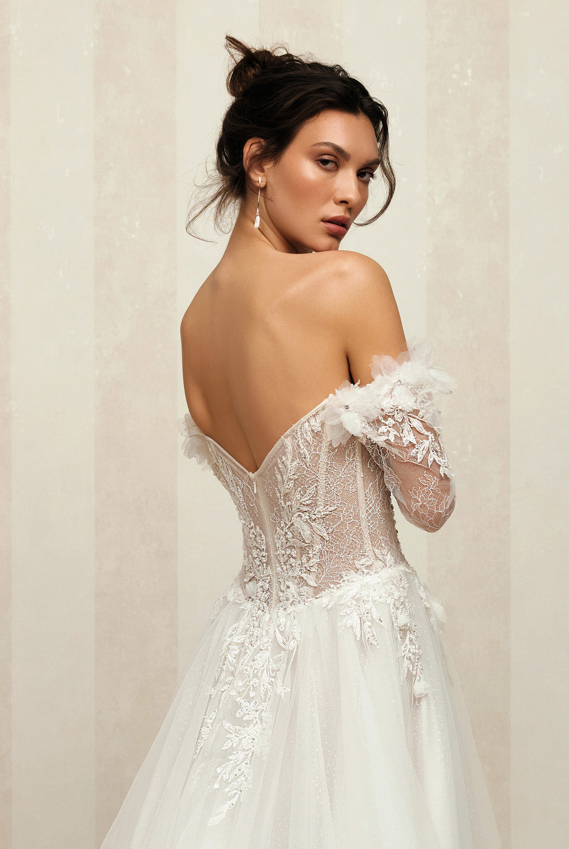 Noema A-line Sweetheart Milk Wedding dress