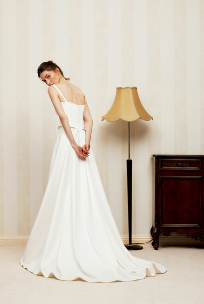 Olma A-line Sweetheart Milk Wedding dress