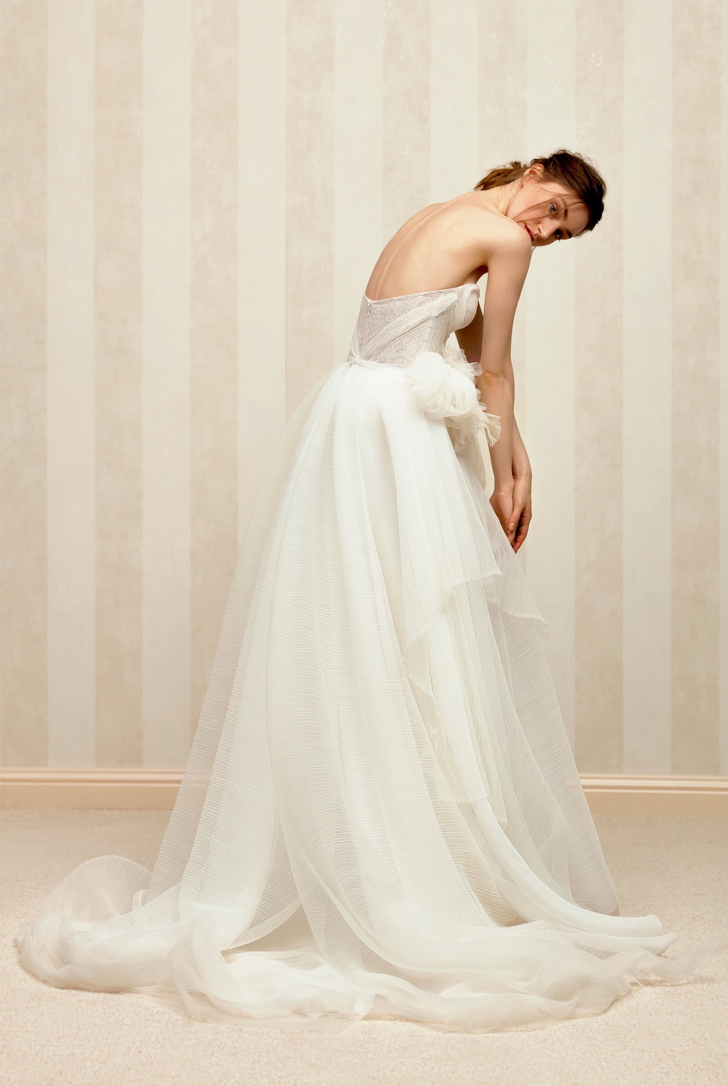 Nympha Two in one Sweetheart Milk Wedding dress