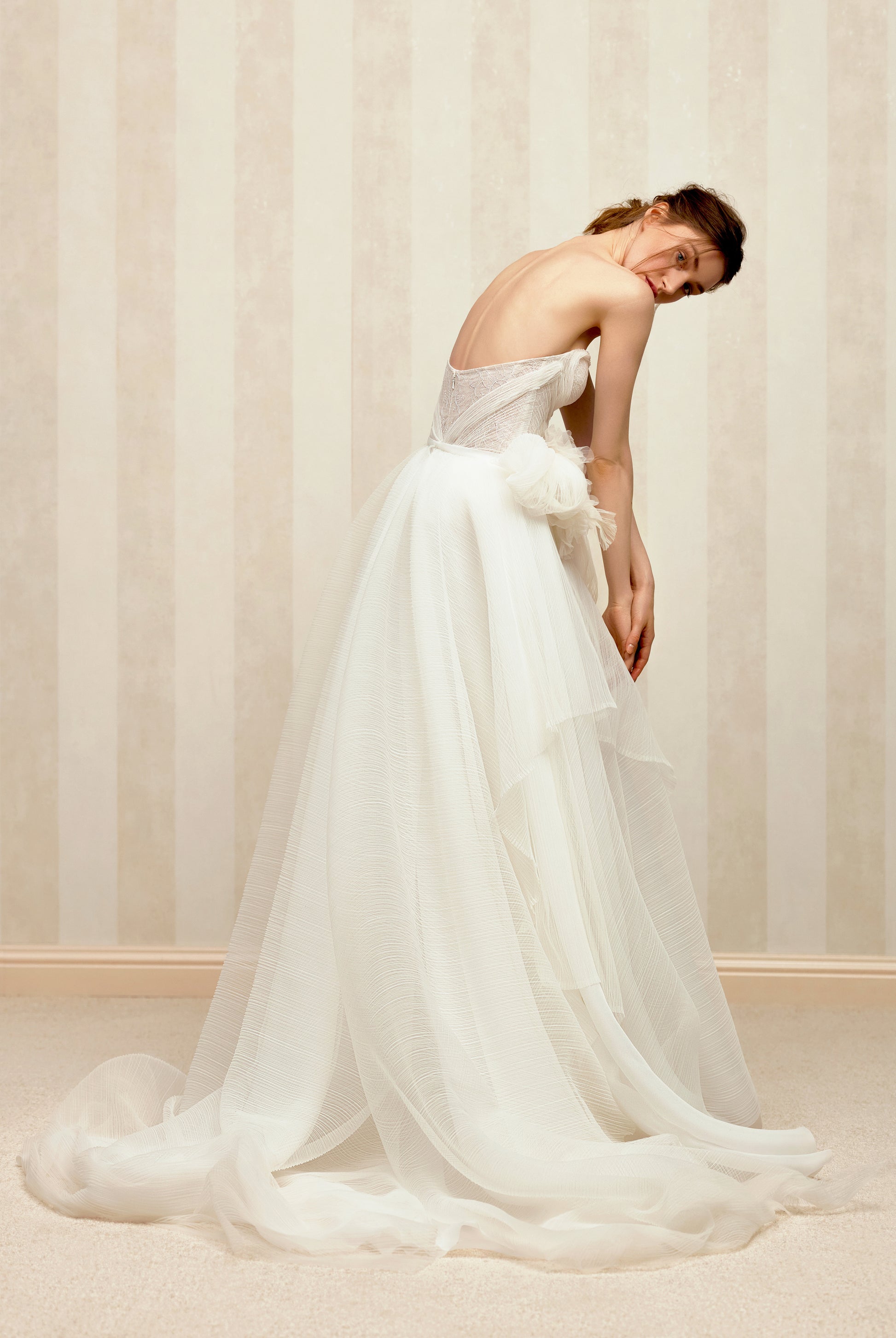 Nympha Two in one Sweetheart Milk Wedding dress