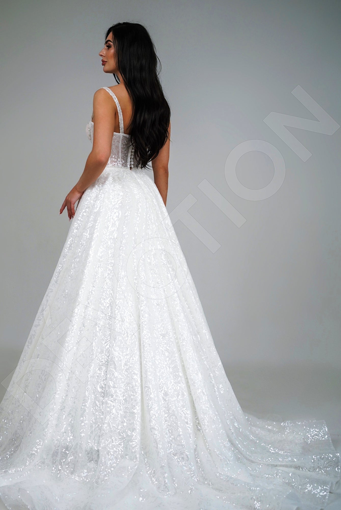 Belen A-Line Sweetheart Ivory Wedding dress