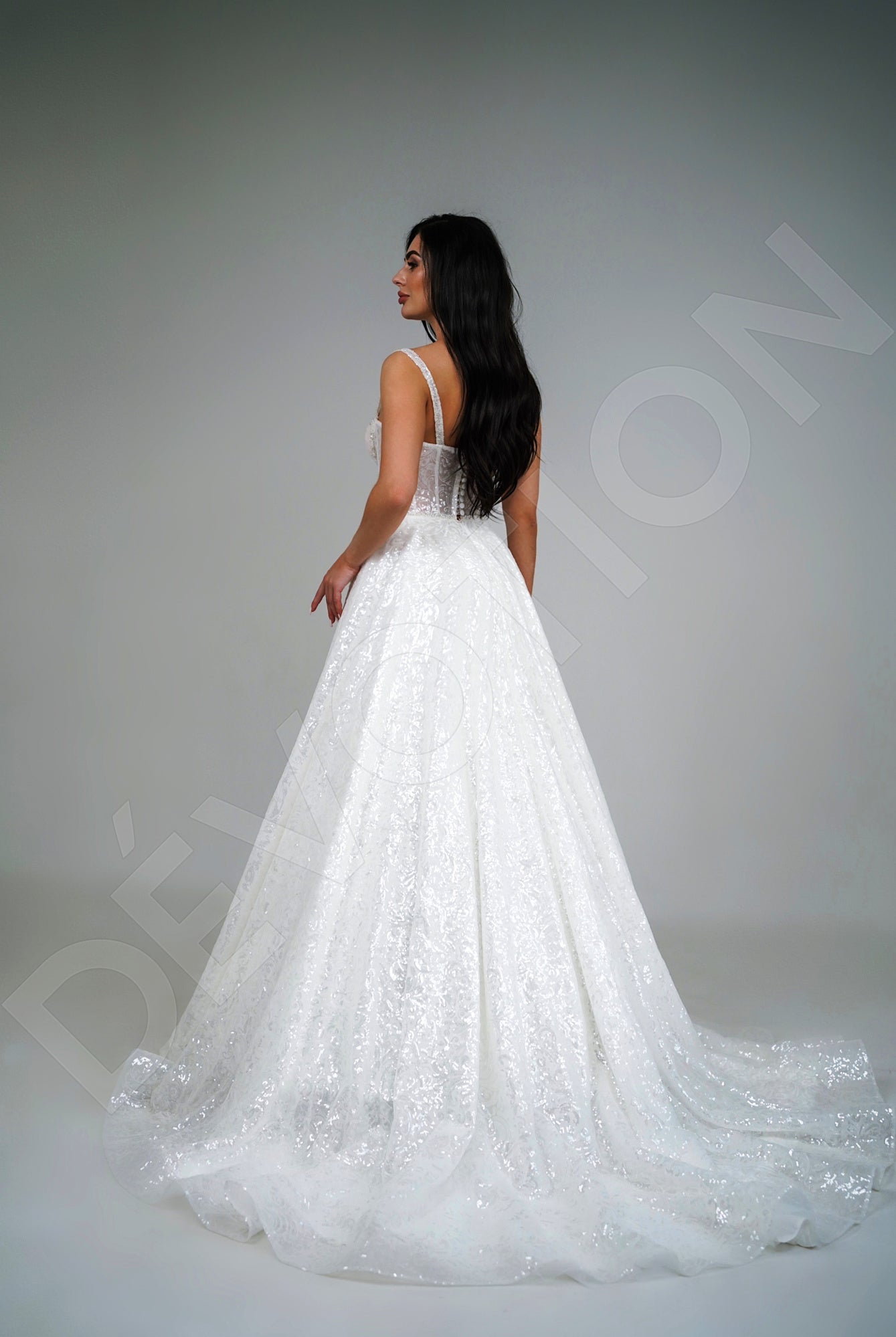 Belen A-Line Sweetheart Ivory Wedding dress