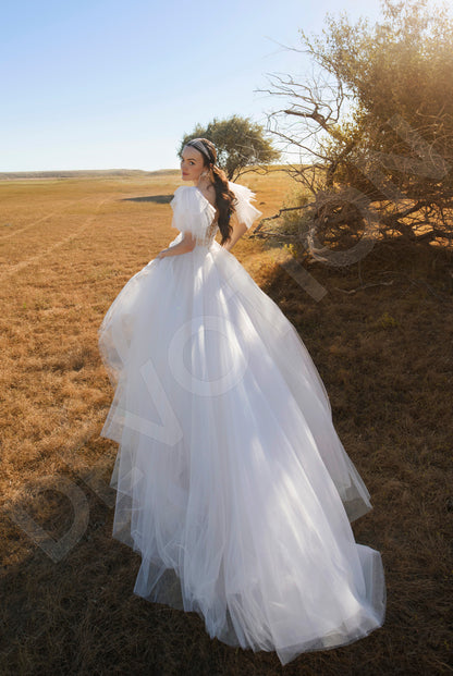 Blanty A-line Sweetheart Off White Wedding dress