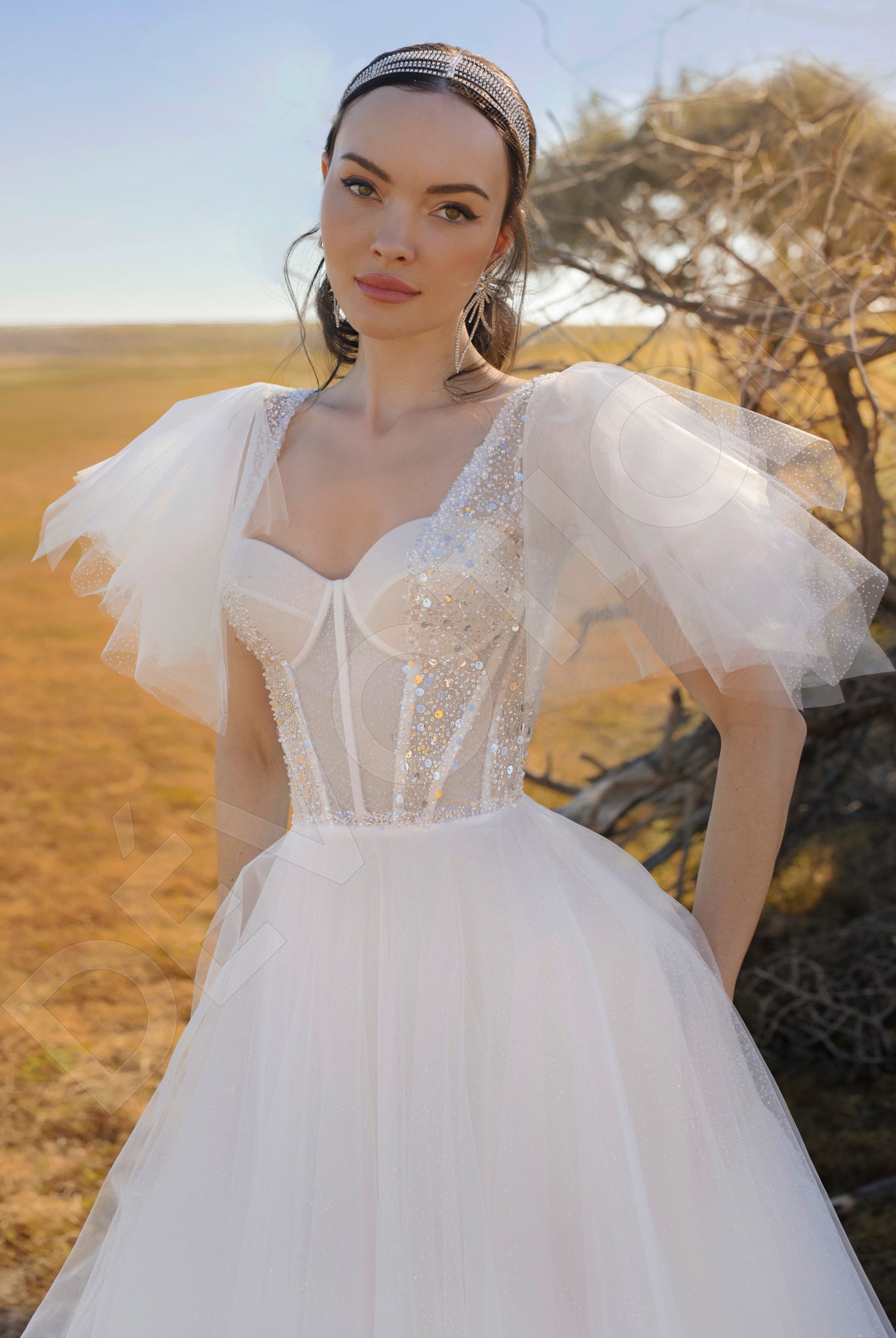 Blanty A-line Sweetheart Off White Wedding dress