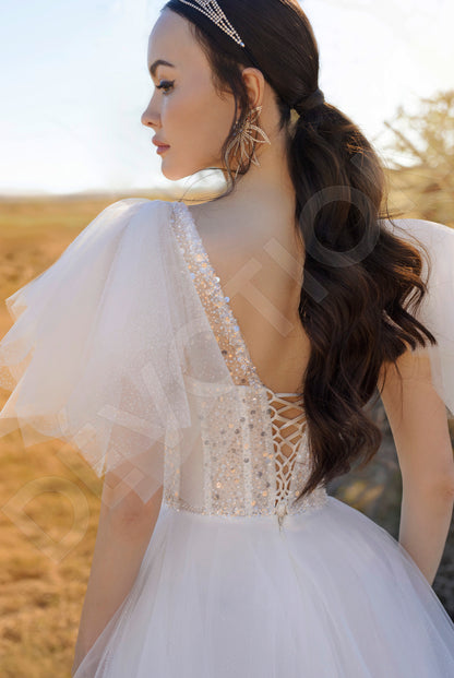 Blanty A-line Sweetheart Off White Wedding dress