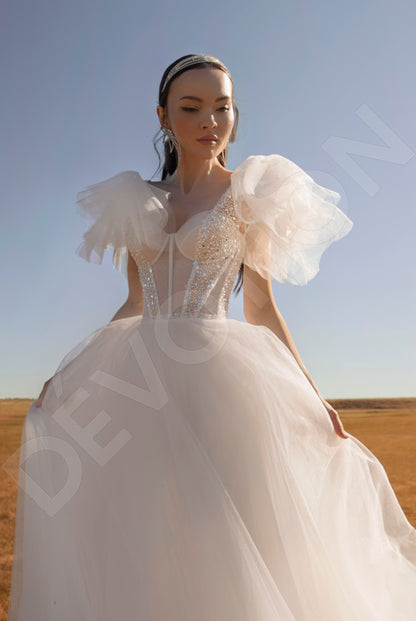 Blanty A-line Sweetheart Off White Wedding dress