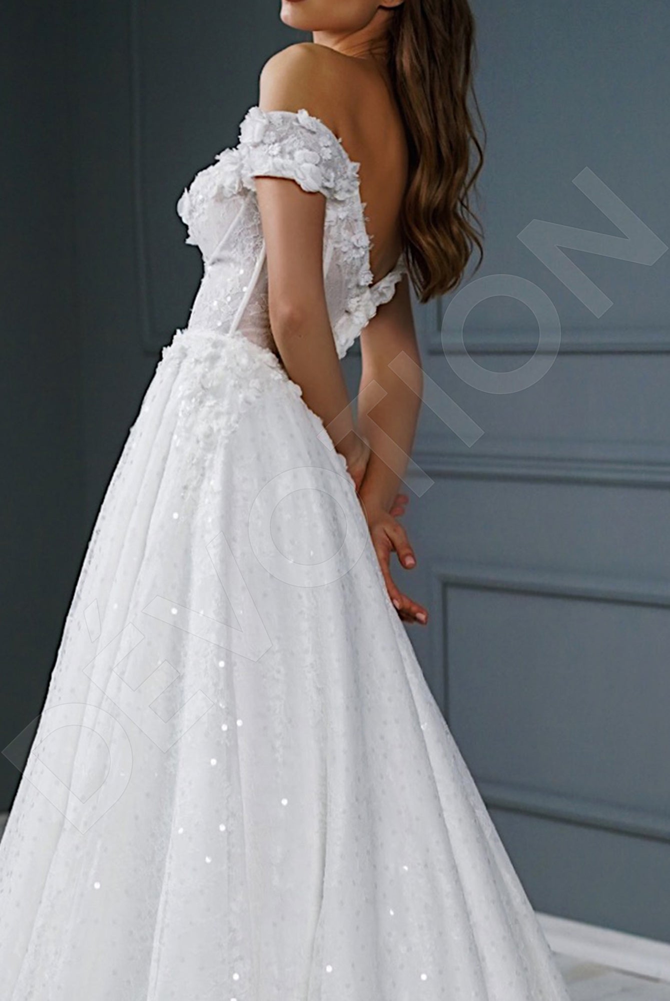 Corason A-Line Sweetheart Ivory Wedding dress