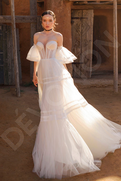 Flaya A-line Sweetheart Off White Wedding dress