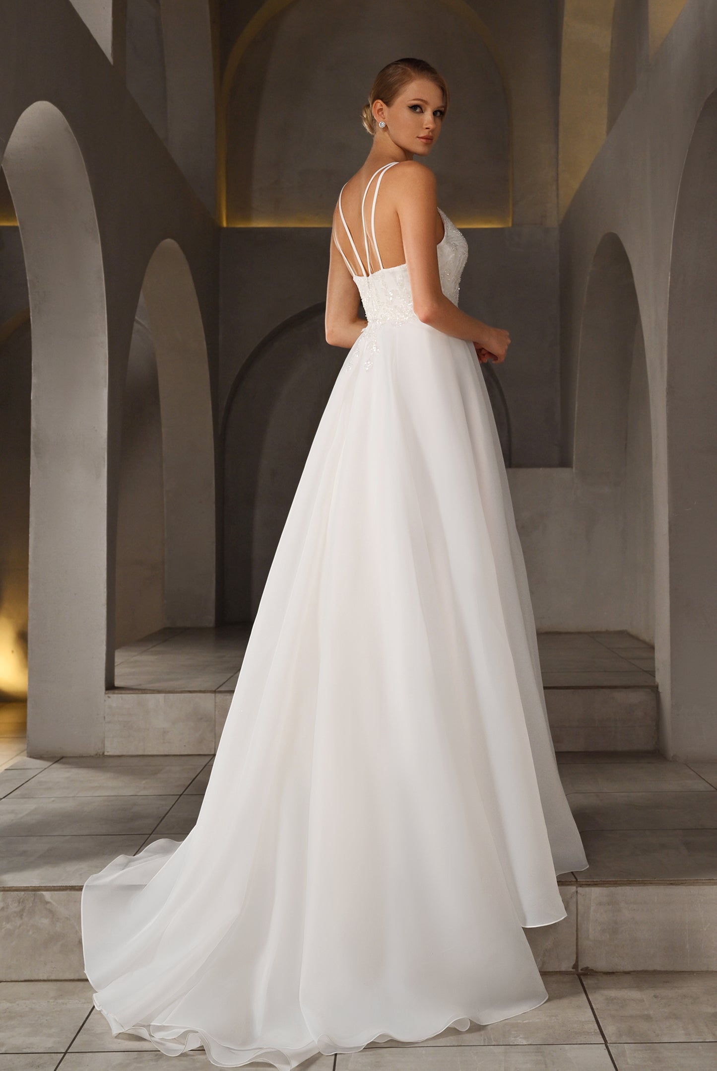 Floris A-line Sweetheart Milk Wedding dress