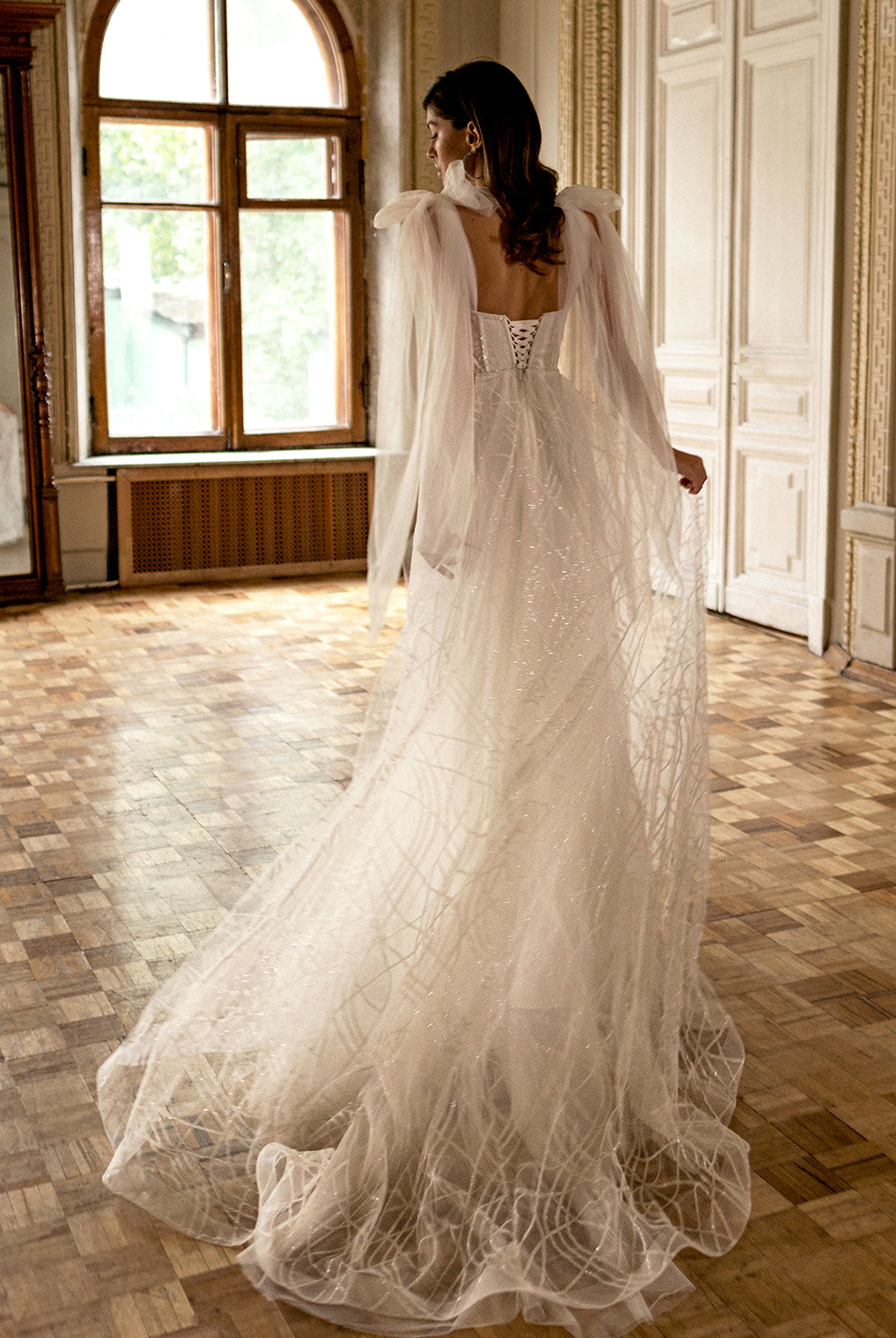 Ben A-line Sweetheart Milk Wedding dress