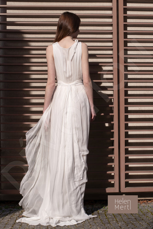 Karolina A-line V-neck White Wedding dress