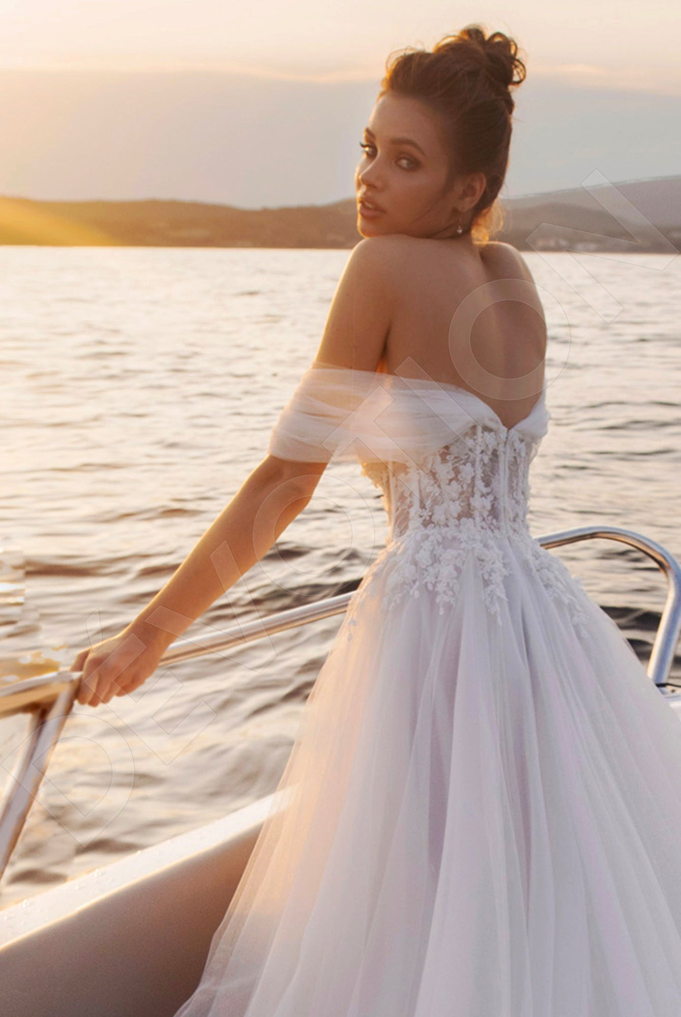 Kayla A-line Sweetheart Ivory Wedding dress