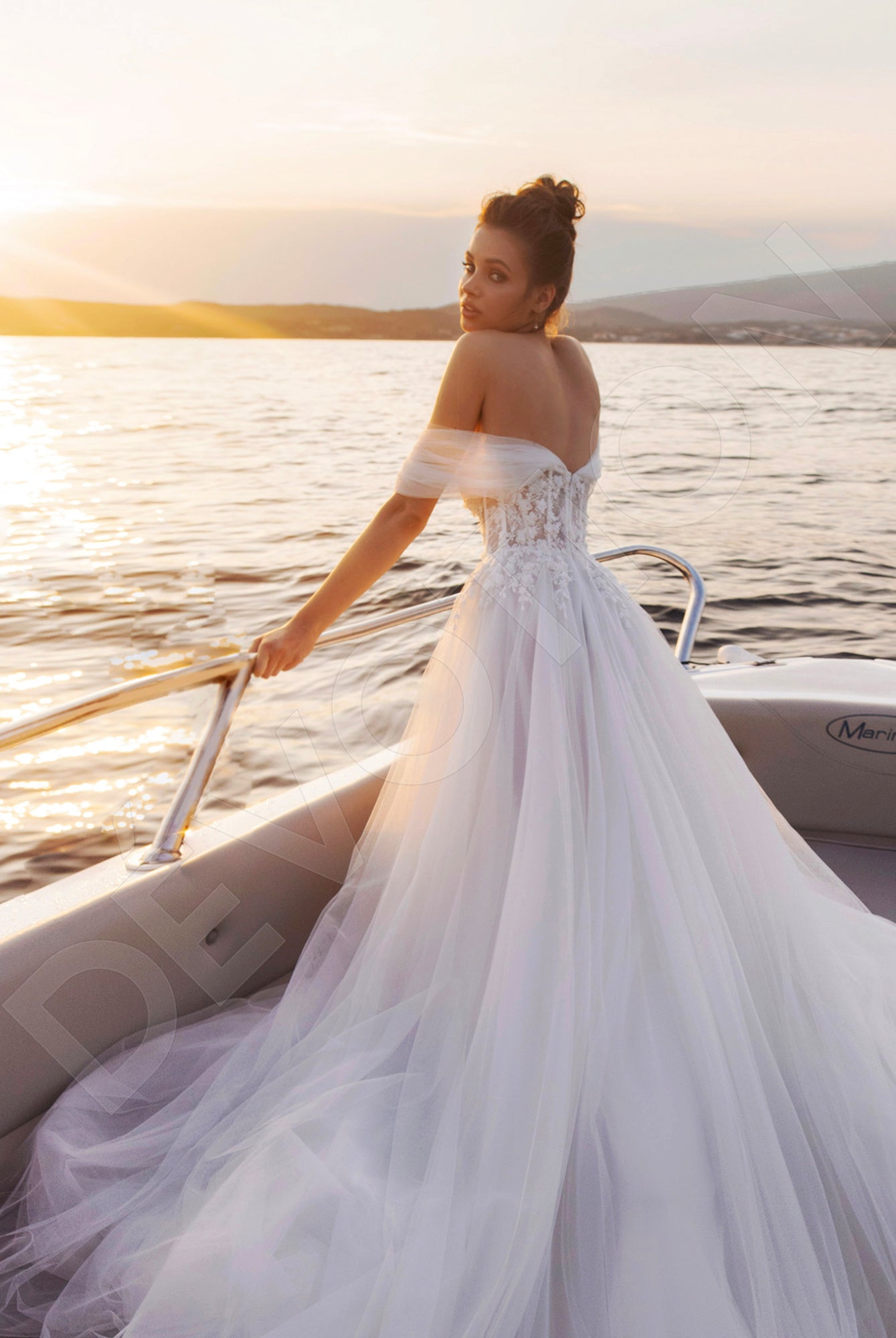 Kayla A-line Sweetheart Ivory Wedding dress