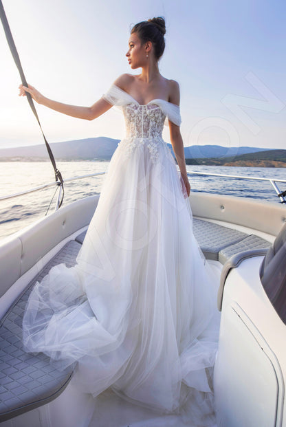 Kayla A-line Sweetheart Ivory Wedding dress