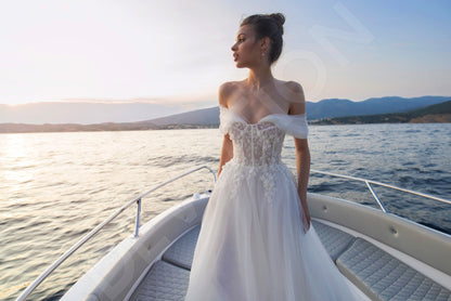 Kayla A-line Sweetheart Ivory Wedding dress