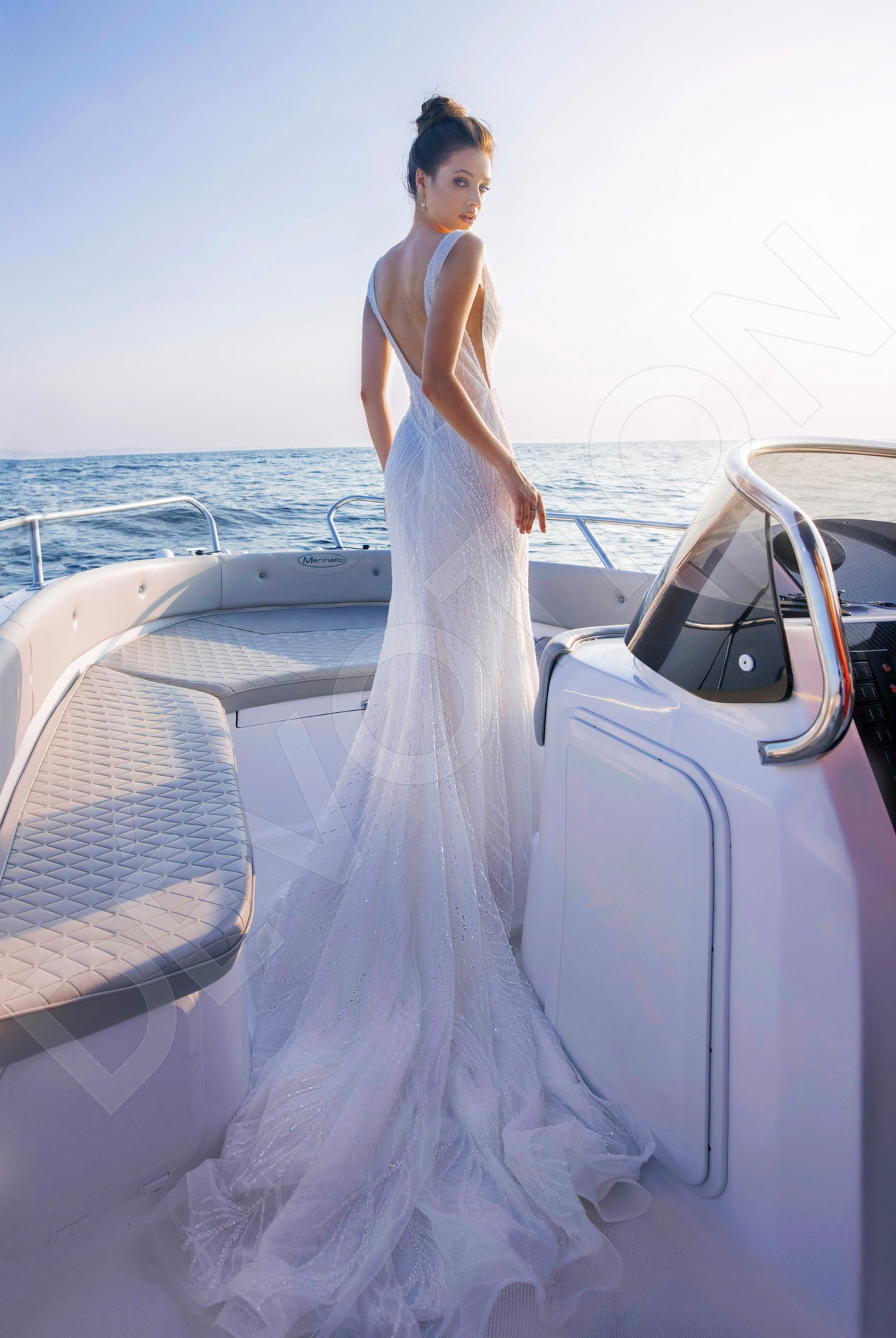 Kendall Trumpet/Mermaid Ivory Wedding dress