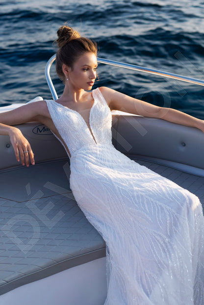 Kendall Trumpet/Mermaid Ivory Wedding dress