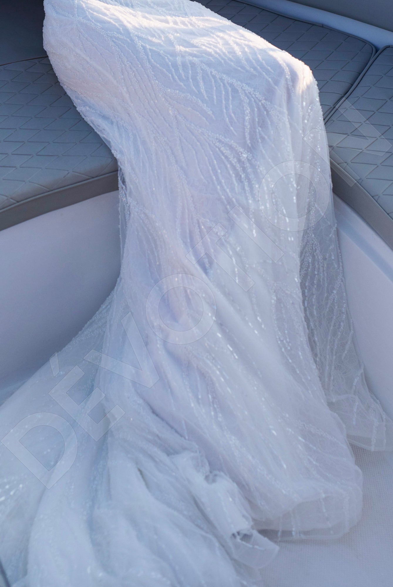 Kendall Trumpet/Mermaid Ivory Wedding dress