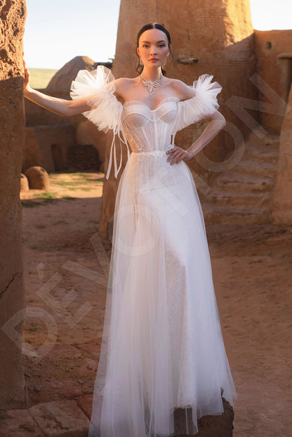 Konlita A-line Sweetheart Off White Wedding dress