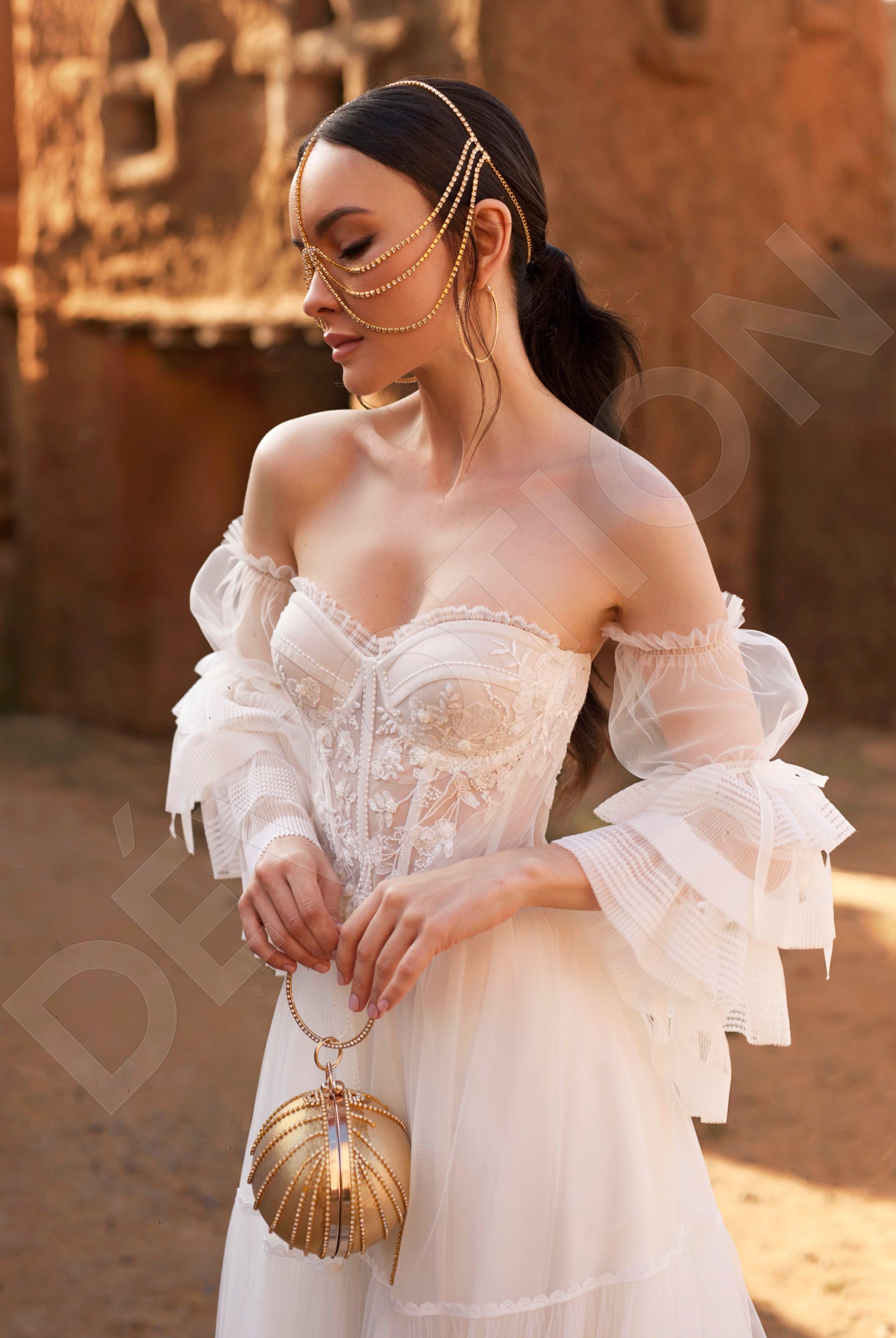 Korsty A-line Sweetheart Off White Wedding dress