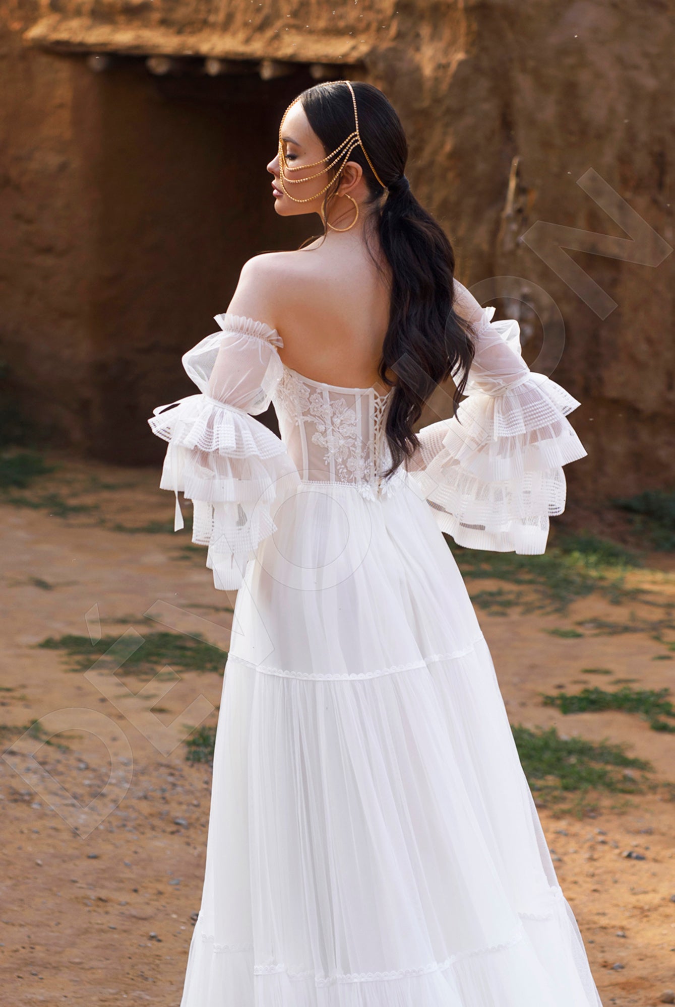 Korsty A-line Sweetheart Off White Wedding dress