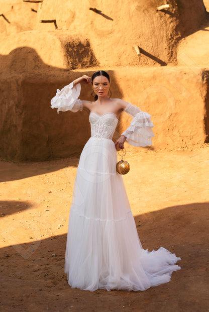 Korsty A-line Sweetheart Off White Wedding dress