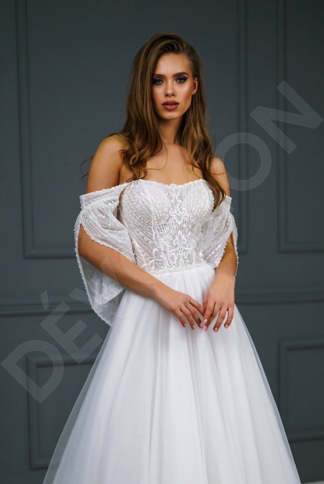 Kruzita A-line Sweetheart Ivory Wedding dress