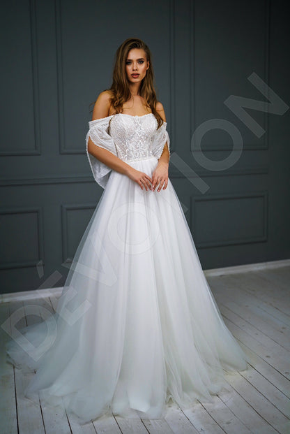 Kruzita A-line Sweetheart Ivory Wedding dress