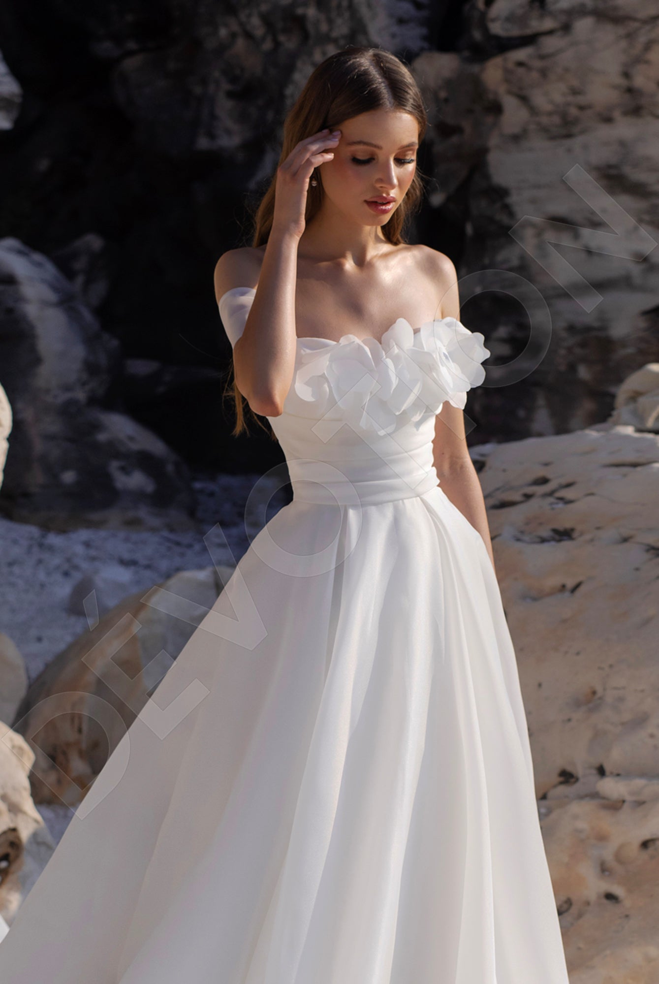 Luise A-line Sweetheart Ivory Wedding dress