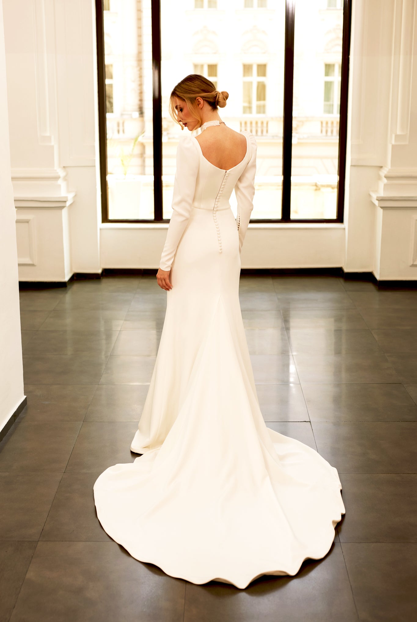 Alexia Trumpet/Mermaid Scoop Ivory Wedding dress