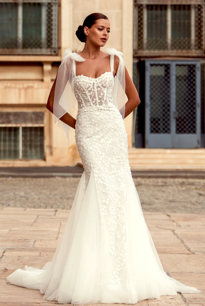 Essenia Trumpet/Mermaid Sweetheart Ivory Wedding dress