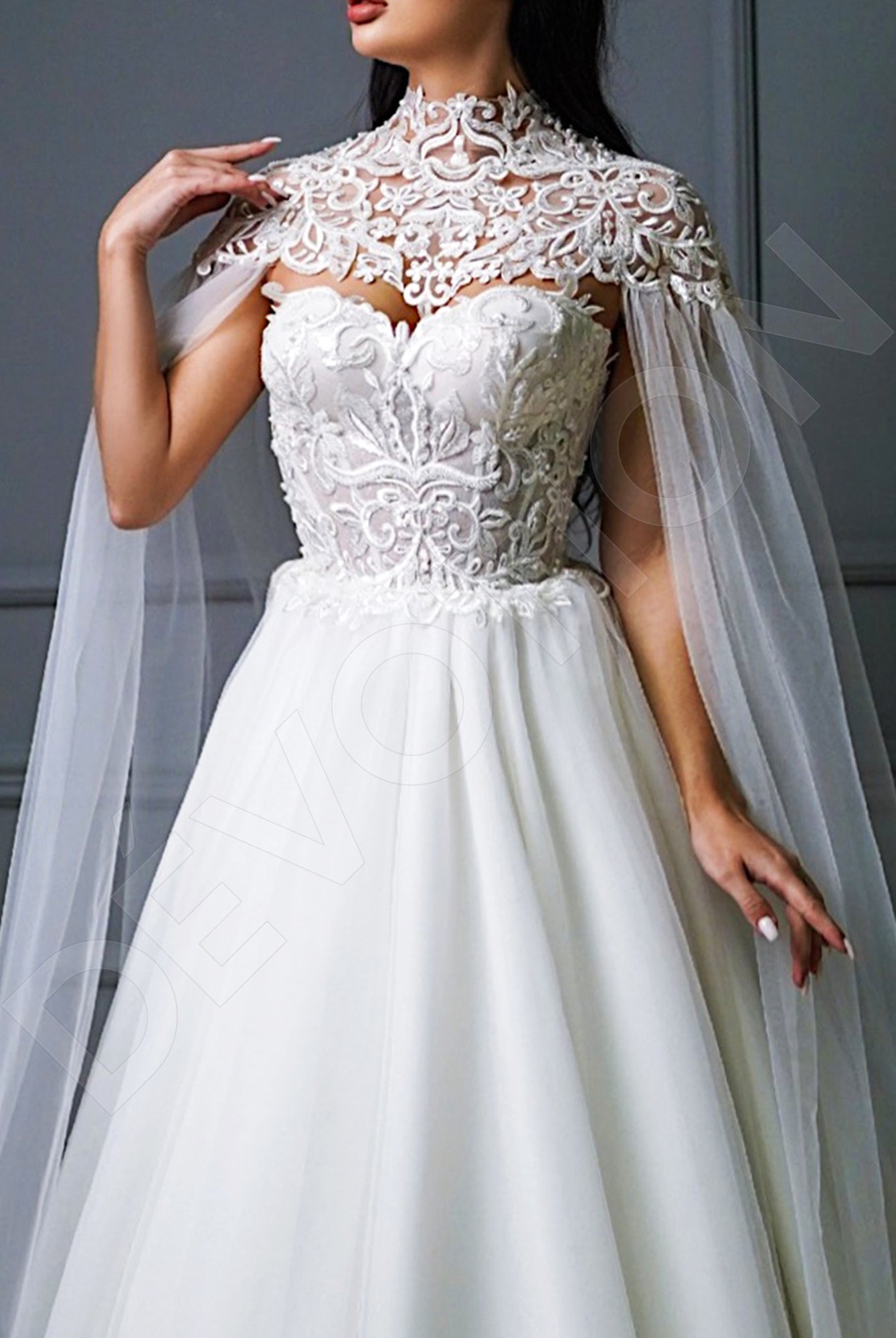 Petrona A-Line Sweetheart Ivory Wedding dress