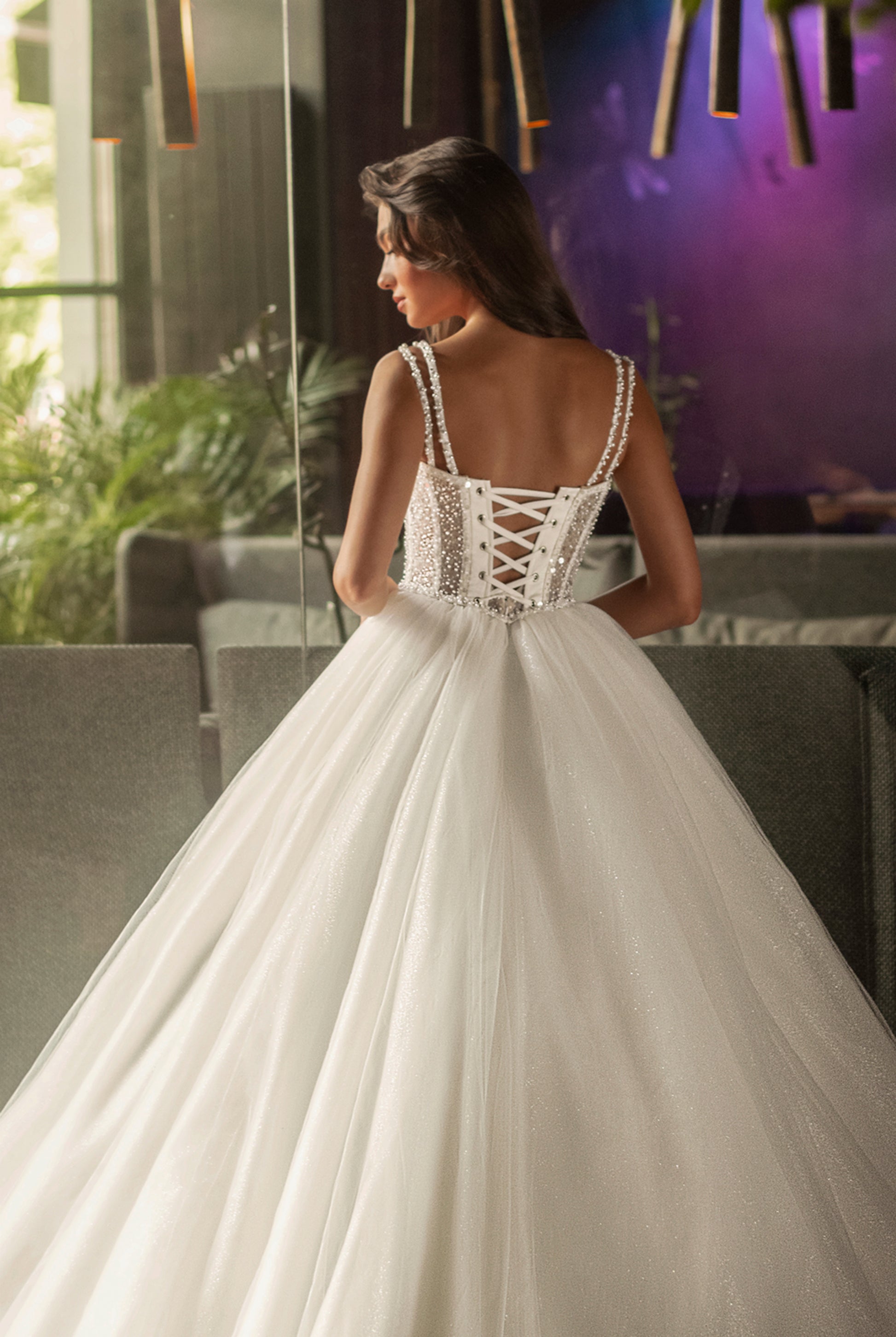 Symphony A-line Sweetheart Ivory Wedding dress